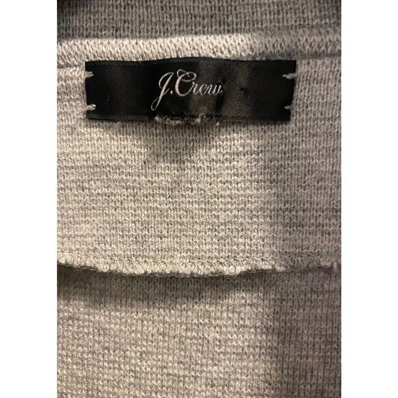 J Crew Sophie Open Front Gray Classic Wool-Blend Sweater Blazer Size S - Picture 7 of 8
